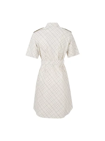 Sukienka koszulowa Burberry beżowa