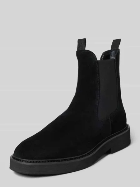 Buty chelsea z fakturowaną podeszwą model ‘BRANTLEY’ Steve Madden czarne