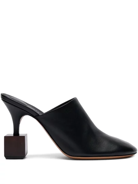 Papuci tip mules Jacquemus din piele negru