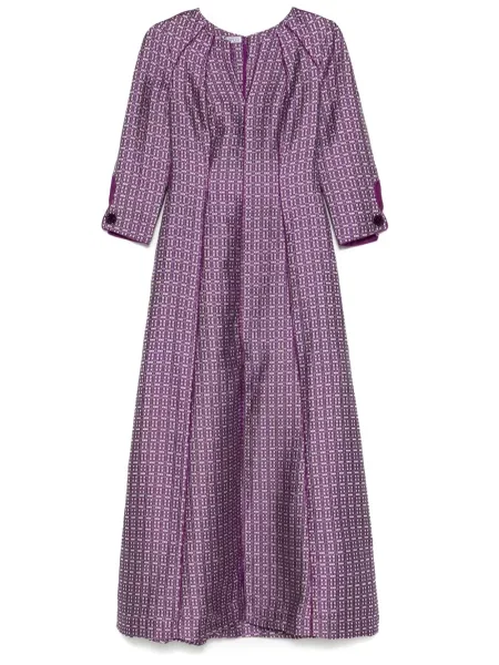 Maksi sukienka maxi Baruni garniturowa fioletowa