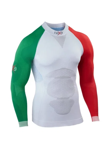 Lung tricou I-exe alb