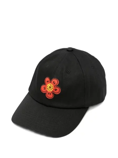 Șapcă Kenzo cu broderie cu model floral negru