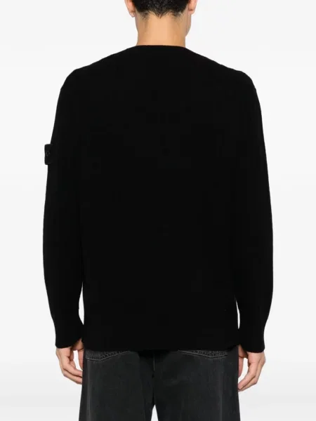 Pulover Stone Island cu strasuri negru