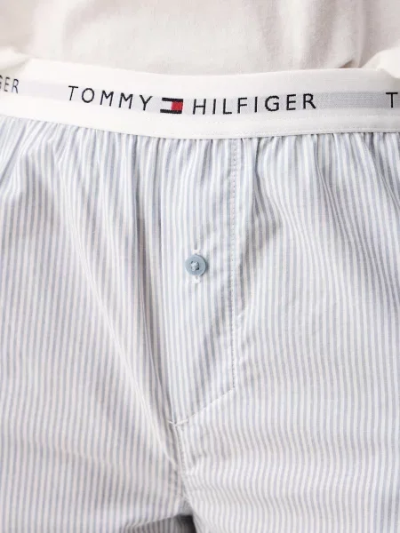 Tommy Hilfiger spodnie piżamowe niebieskie