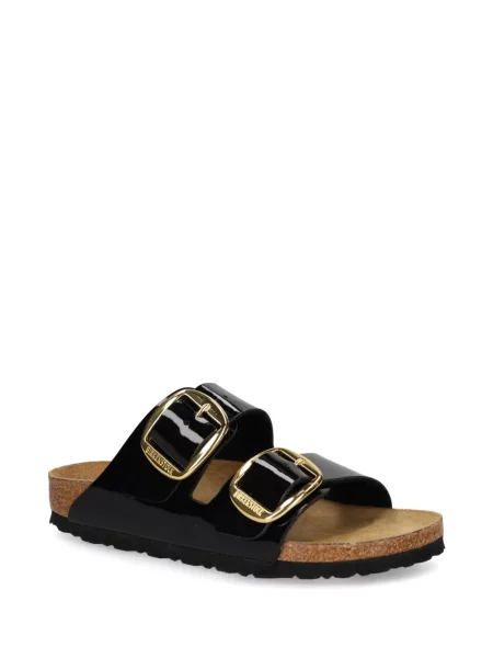 Papuci Birkenstock cu cataramă negru