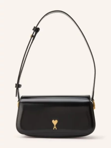 Ami Paris Torba Na Ramię schwarz czarna