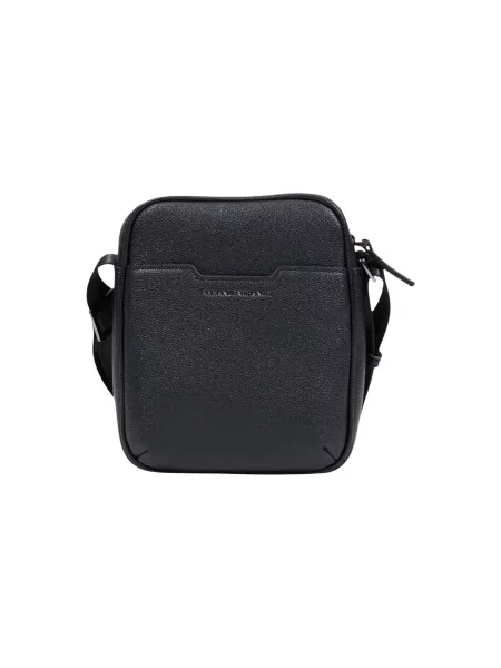 Crossbody torbica Armani Exchange iz umetnega usnja črna