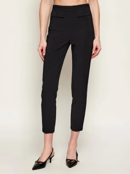 Elisabetta Franchi Pantaloni țigarete negru