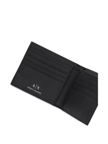 Portofel Armani Exchange cu autograf negru