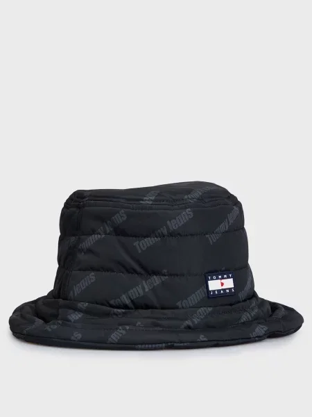 Шляпа Tommy Jeans черная