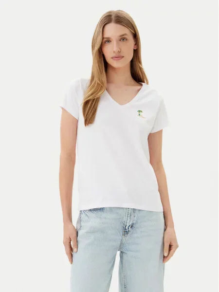 Pieces T-Shirt Tilly biały