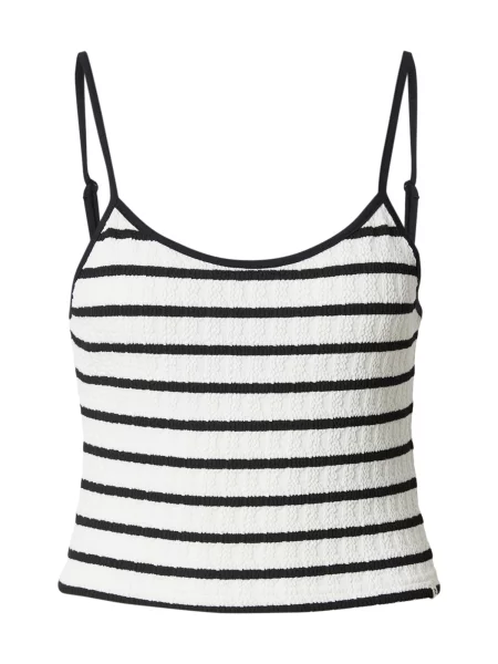 RIP CURL Top brodat BOBBY negru / murdar alb