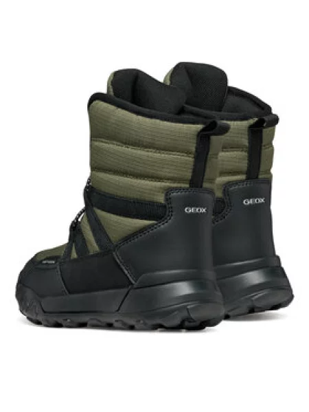 Geox Sniego batai J Trekkyup Boy B Abx D Tamsiai žalia