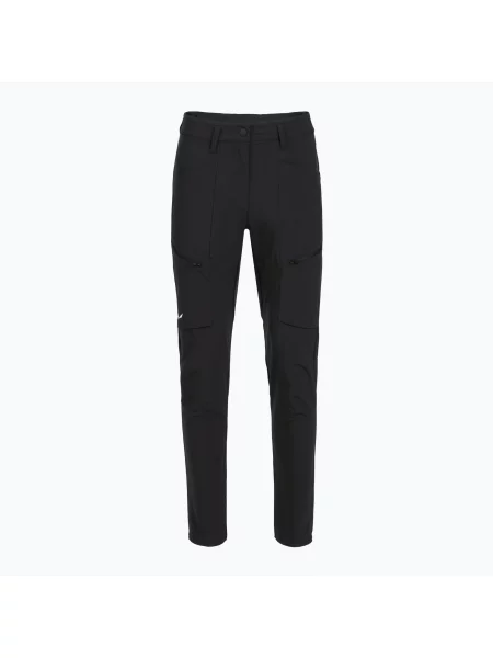 Női softshell nadrág Salewa Puez DST Cargo black out Puez DST Cargo fekete