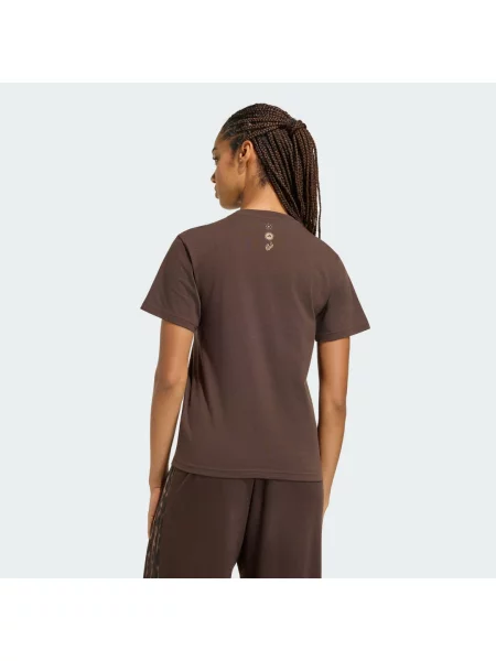 ADIDAS SPORTSWEAR Funkční tričko starobéžová / čokoládová / khaki / černá hnědé