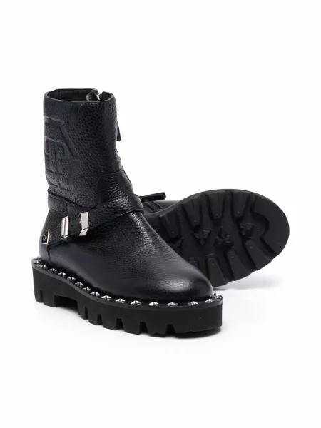 Botki dziecięce Philipp Plein czarne