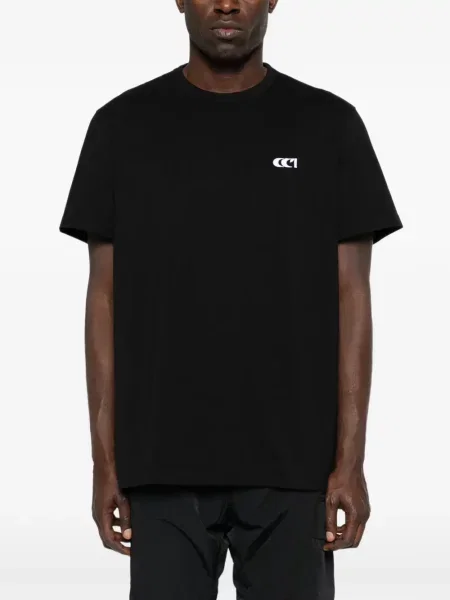 Tricou Ciaran cu broderie negru