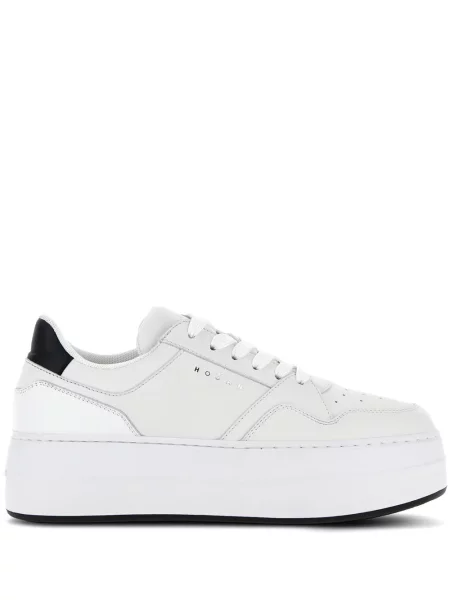 Sneakerși Hogan din piele alb