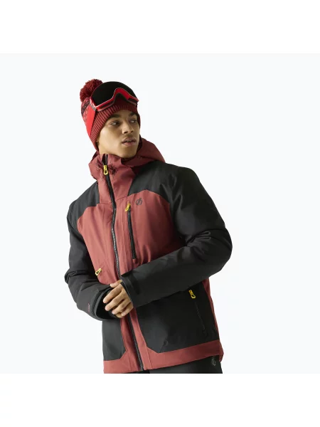 Geacă de schi pentru bărbați Baseplate IV Jacket black/rustic red negru