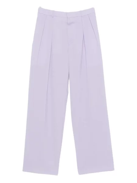 Pantaloni Wardrobe.nyc plisate violet