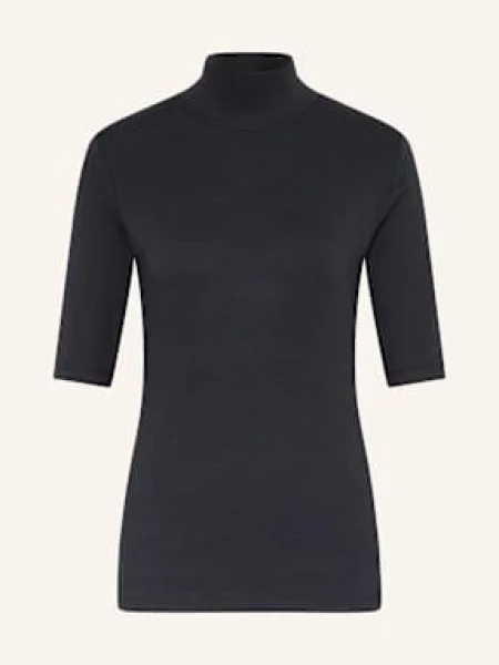 Juvia Koszulka Almina Z Rękawem schwarz czarna