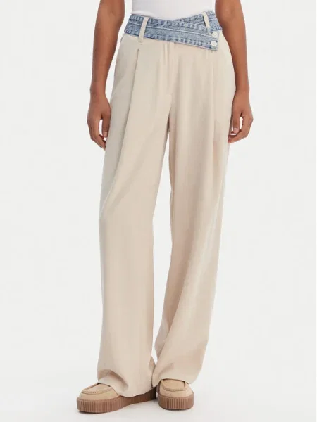 Desigual Pantaloni din bej