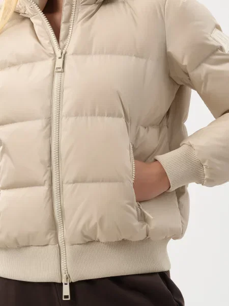 Пуховик Armani Exchange бежевий