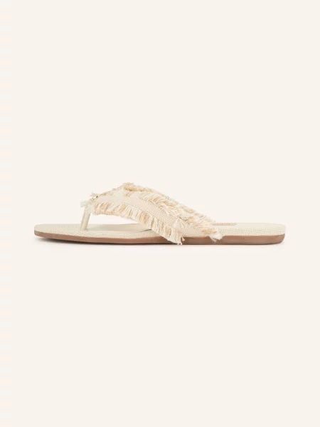 Jimmy Choo Klapki Bay beige beżowe