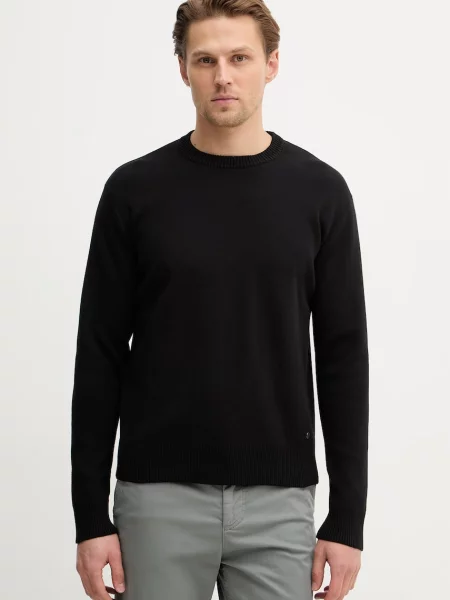 Sisley pulover de negru