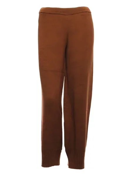 Pantaloni Akep tricotate maro