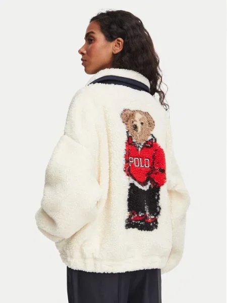 Polo Ralph Lauren Fliso džemperis Kreminė