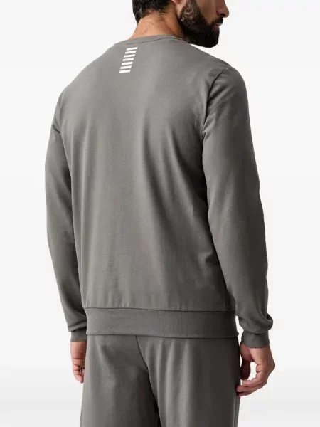 Hanorac Ea7 Emporio Armani cu imagine gri