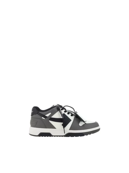 Sneakersy Off-white skórzane z logo białe