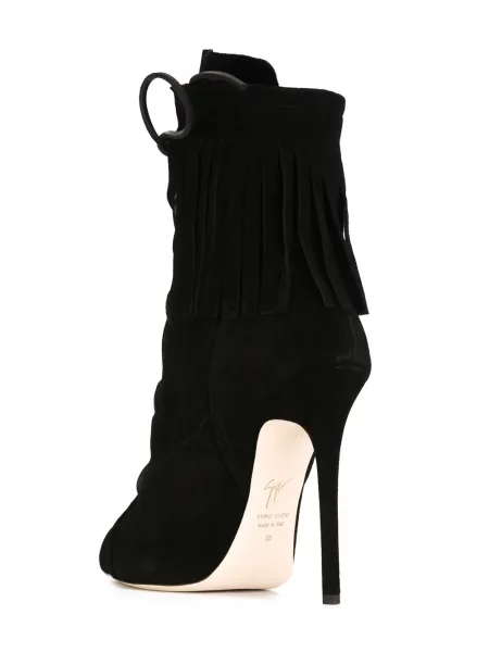 Botine Giuseppe Zanotti cu franjuri negru