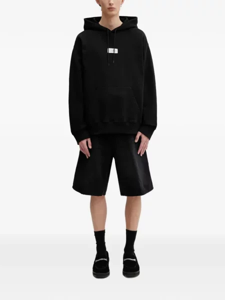Шорти cargo Carhartt Wip с автограф черно