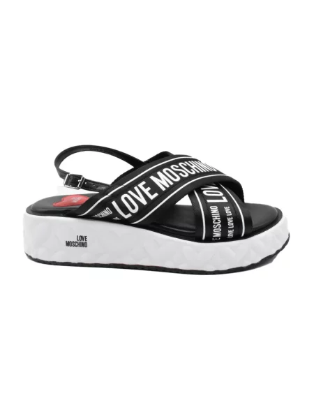 Sandały Love Moschino czarne