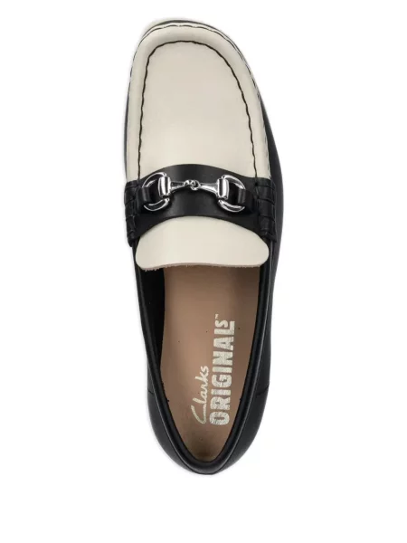 Кожени лоуфъри Clarks Originals черно