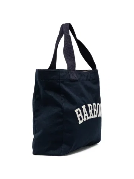 Top Barbour s aplikacemi modrý