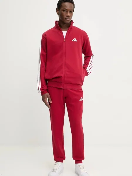 Tepláková souprava adidas vínová