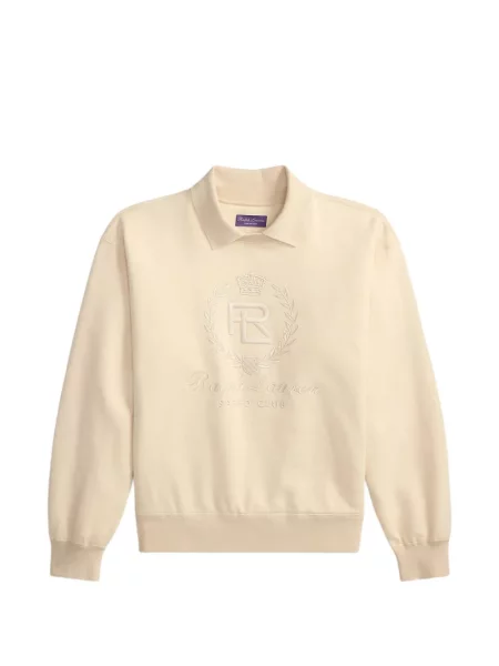 Pulover Ralph Lauren Purple Label cu autograf violet