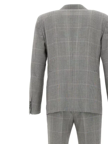 Costum Tagliatore cu două rânduri de nasturi gri