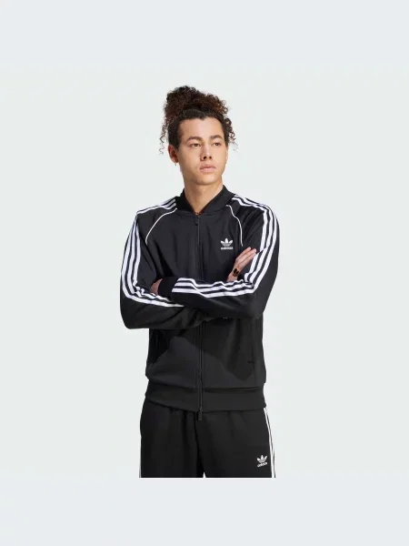 Adidas Кофта Перероблений чорний