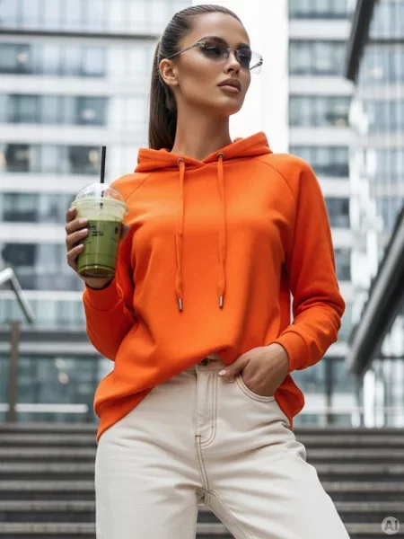 Bluza POLINA Dstreet pomarańczowa