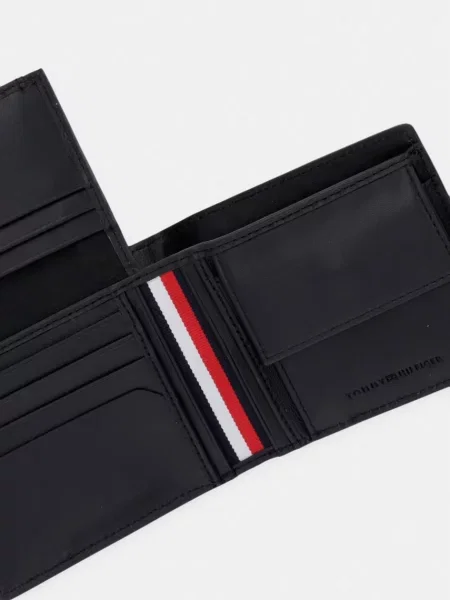 Tommy Hilfiger portfel skórzany czarny