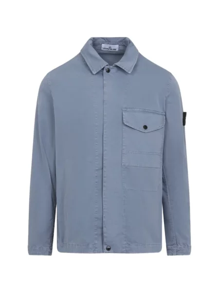Риза Stone Island камъни синьо