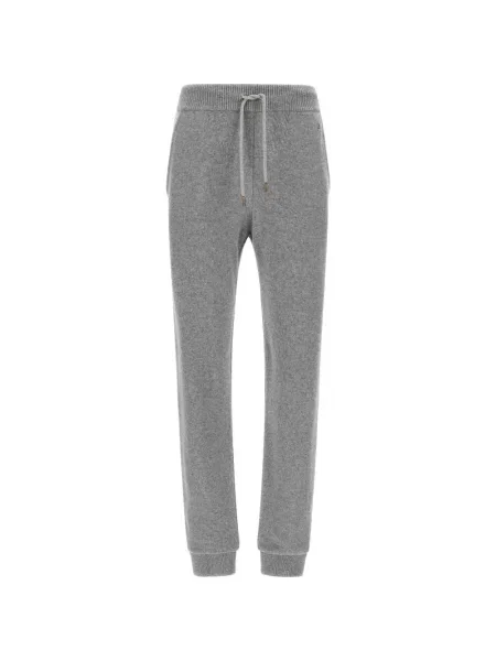 Pantaloni Balmain alergare cu autograf gri