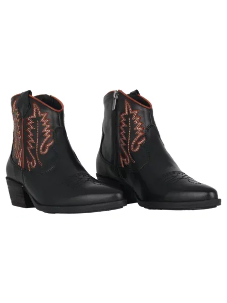 Buty do kostki Pikolinos skórzane czarne