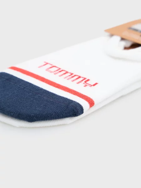 Носки Tommy Hilfiger в полоску белые