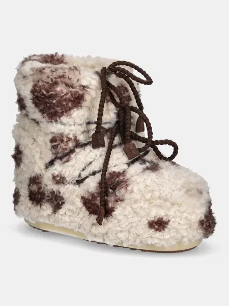 Moon Boot cizme de iarnă MB ICON LOW CURLY bej
