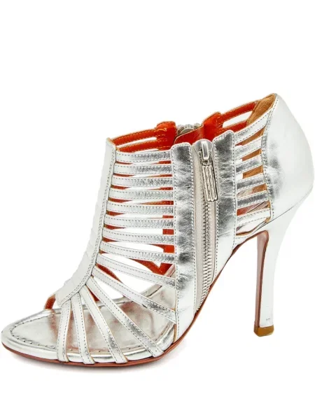 Sandale Santoni din piele gri